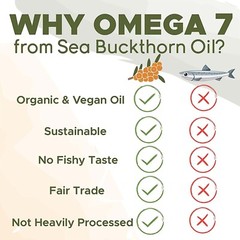 Omega-7 Complete – with Organic Sea Buckthorn Oil, Anti-aging, Antioxidant