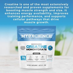 MYOXCIENCE Micronized Creatine | with 100% Creavitalis—The World’s Purest Mic…