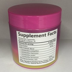 Boqiao Women’s Probiotic + Slippery Elm Pineapple Gummies, 60 Ct