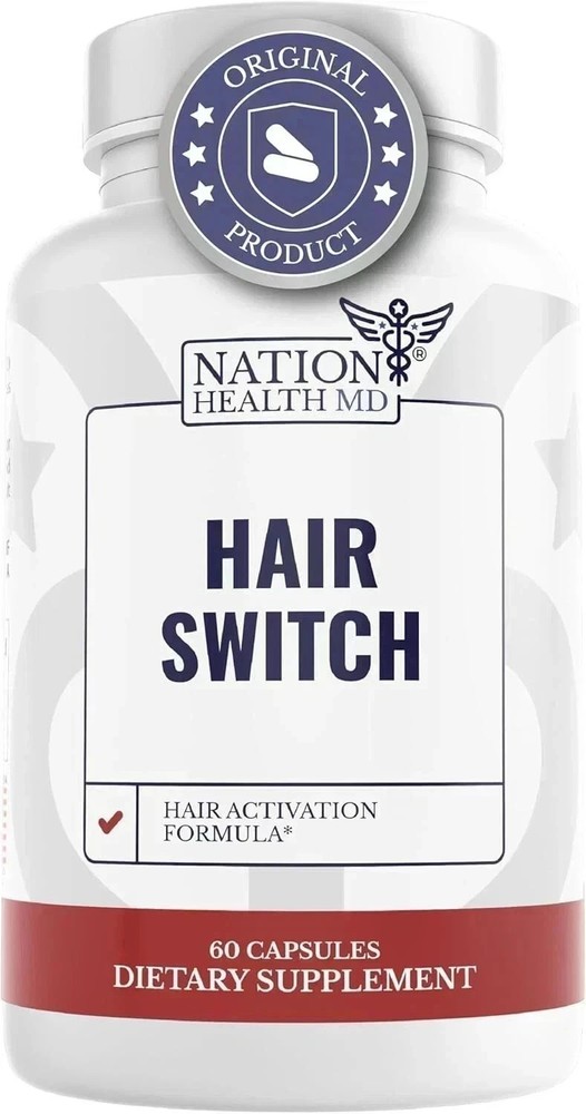 Hair Switch Hair & Scalp Support Supplement | Biotin Zinc Selenium-60 Caps | P-2