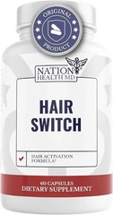 Hair Switch Hair & Scalp Support Supplement | Biotin Zinc Selenium-60 Caps | P-2
