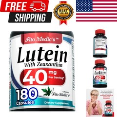 Lab | Lutein |180 Capsules |40 Mg| Lutein 40Mg | Lutein and Zeaxanthin Supplemen