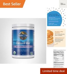 Organic DetoxiFiber Unflavored Fiber Powder Detox Blend with Chia, Alfalfa an…