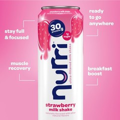 Nurri Ultra-Filtered Milk Shake 30g Protein Strawberry 11 fl oz 12 ct