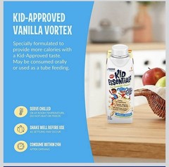 BOOST KID ESSENTIALS 1.0 Vanilla Vortex 24 x 8 fl oz carton BB Date 05/25/2026