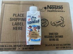 BOOST KID ESSENTIALS 1.0 Vanilla Vortex 24 x 8 fl oz carton BB Date 05/25/2026