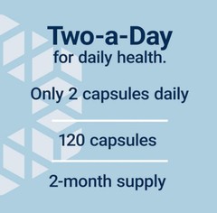 TWO PER DAY MULTIVITAMIN 120 Cap VITAMINS B, C, D, ZINC, MINERAL LIFE EXTENSION