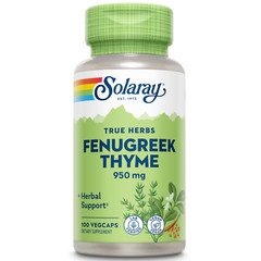 Solaray Fenugreek & Thyme 475 mg | 50 Servings | 100 VegCaps