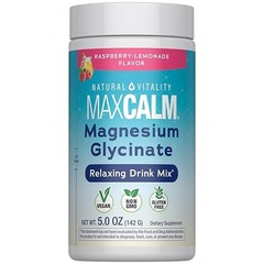 Magnesium Glycinate Powder Raspberry Lemonade 5oz Calm Mix