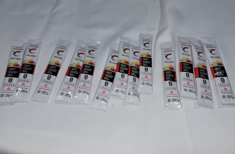 Celsius Essential Energy, CRANBERRY LEMON, 13 Energy Powder Sticks