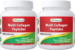 2 Pack Best Naturals Multi Collagen Peptide Powder 1 Pound