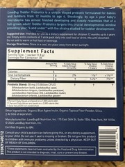 2-Pack of lovebug Toddler Organic Probiotics (60 Packets Total) Exp. 05/2026