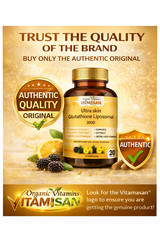 2 Pack Liposomal Glutathione 3000mg + Vitamin C Antioxidant Skin 180 Caps