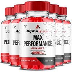 (5 Pack) Alpha Surge Gummies, Alpha Surge Daily High Drive Support (300 Gummies)