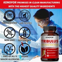 Tribulus Capsules 7000mg Testosteron Booster Muscle Mass 120 Capsules