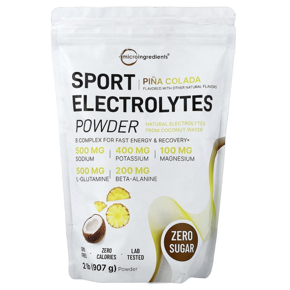 Sport Electrolytes Powder, Pina Colada, 2 lbs (907 g)
