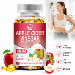 Apple Cider Vinegar 450mg 120 Capsules Digestive Wellness Support