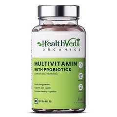 Health Veda Organics Multivitamin – With 45 Ingredients Supplement 120 Tabs