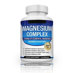 1~5x Magnesium 8 in 1 Complex 1000mg & Blood Sugar mix Supplement Combo