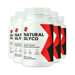 5-Pack Natural Glyco Blood Support Pills, NaturalGlyco Support