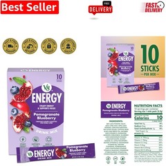 10 Pack Pomegranate Blueberry Energy Powder – Gluten-Free & Antioxidant Rich