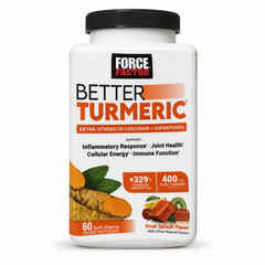 Force Factor Better Turmeric 400mg 60 Soft Chews Joint Support Exp 03/2028