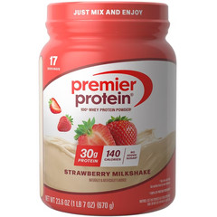 Premier Protein 100% Whey | Strawberry Milkshake | 30g Protein
