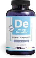 PRN De Dry Eye Omega-3 Fish Oil 2240mg – 120 Burpless Capsules for Eye Relief-=