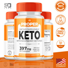 Proper Keto Pills, Proper Keto Supplement for Weight Loss Support (60 Capsules)
