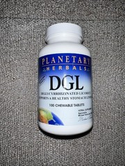 Planetary Herbals DGL Licorice Tablets, 100 Count 100 Count (Pack of 1)