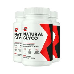 3-Pack Natural Glyco Blood Support Pills, NaturalGlyco Support