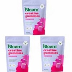 NEW Bloom Creatine Monohydrate Gummies, 5g Per Serving, Sugar Free Creatine US