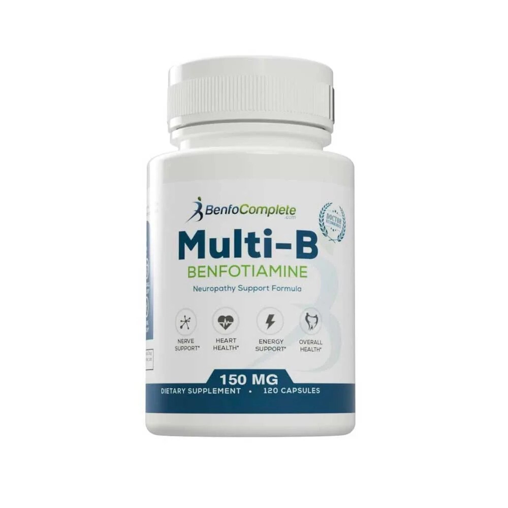Benfotiamine Multi-B Neuropathy Support Formula, 150 mg, 120 Capsules