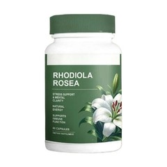 Rhodiola Rosea Capsules Natural Herbaceous Plants Support Energy Balance stress