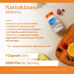 Doctor’s Best Nattokinase 2000 FU Supplement for Men & 90 Count (Pack of 1)