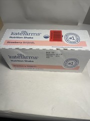 NEW Sealed Case of KATE FARMS Standard 1.4 STRAWBERRY Formula 12, 11 oz (14a
