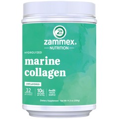 Unflavored Marine Collagen Powder-11.3oz Hydrolyzed Peptides Wild Caught Fish