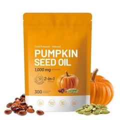 Pumpkin Seed Oil Saw Palmetto 3000 mg – Bladder Health, Immune Support 300 Pills