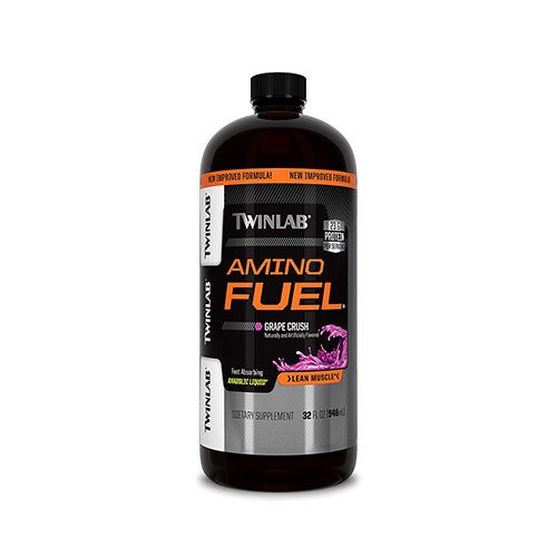 Twinlab AMINO FUEL 32 fl oz Liquid Aminos 23g Protein BUILD MUSCLE – BOTH FLAVOR