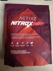 ACTIVZ NitroxPro Nitro X Pro Powder Nitric Oxide Booster Dietary Supplement