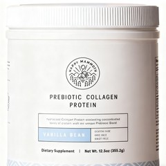 Improved Happy Mammoth 20.3 Collagen Protein Powder Vanilla Bean Supplement Preb
