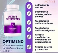 ACTIVZ OPTIMEND 60 Capsules Cellular Firefighter Free Shipping USA