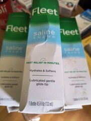 7 Boxes Fleet Laxative Saline Enema 4.5oz Each Lubricate Soften Sealed Ex 7/26+