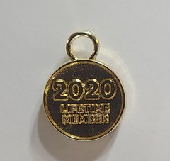 WEIGHT WATCHERS WW GOLD 2020 LIFETIME MEMBER WEIGHT LOSS CHARM GENUINE NEW!