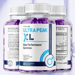 (5 Pack) Ultra Peak XL Gum Advanced Male Support Vitamin UltraPeakXL 300 Gummies