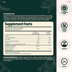 Vital Source Feminine Balance Gummies Hawaiian Pineapple Buy 2 Get 1 Free(ADD 3)