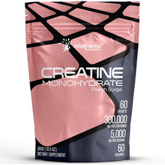 Creatine Monohydrate Powder Sachets 300g, 60 Servings Creatine for Women & Men
