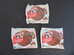 (3) Lenny & Larry’s The Complete Cookie Double Chocolate Flavor 4 Oz Each *