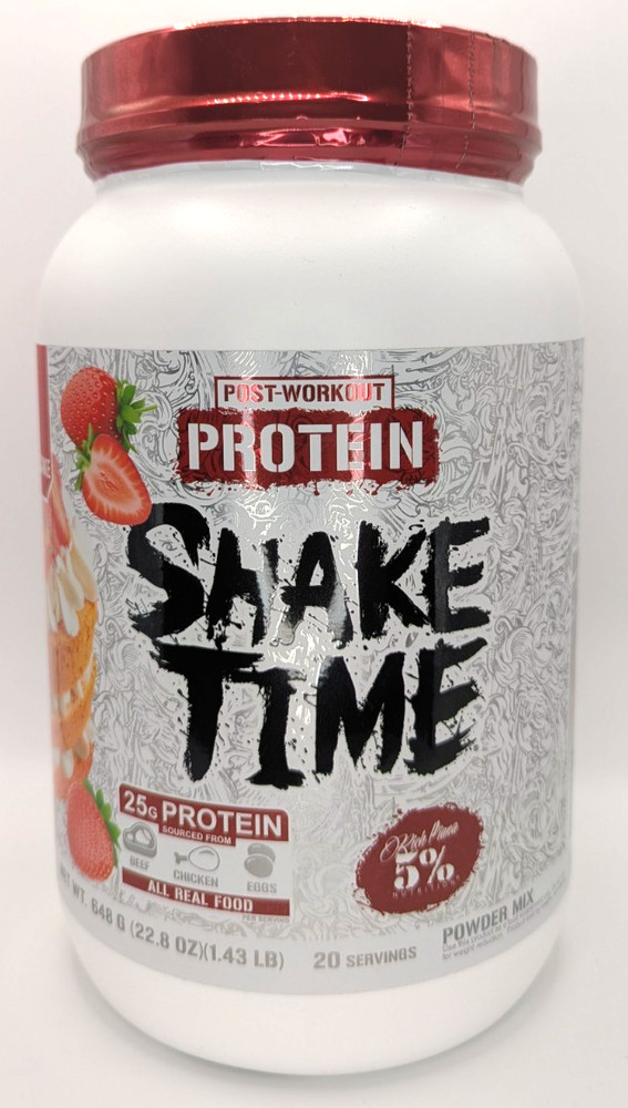 5% Nutrition Shake Time Protein, 20 Servings, Strawberry Shortcake, Exp. 10/28