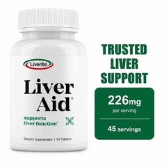 Liverite Liver Aid All-in-One Product Tablet – 60 Count